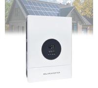 5000W Solar Hybrid Inverter 48V to 110V 220V Split Phase with MPPT Controller Max 6400W PV Input Low Frequency Pure Sine Wave Backup Energy Station for Shed Use(Split Phase)