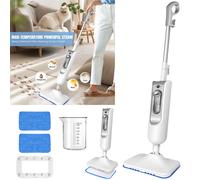 Steam Mop Steam Cleaner Preheat 1500W Handheld & Upright Floor Steamer Vacuuming