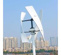 5000W Vertical Magnetic Wind Turbine Kit for Home, 3 Blades, 12V/24V, Complete Self-Consumption System for Terrace, Marine, Boat