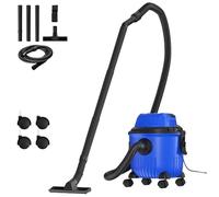 5000W Wet & Dry Vacuum Cleaner with Blower 3-in-1 Bagless Compact Cylinder - 15L High Suction, HEPA Filter, Lightweight & Portable Blue IPX4 Waterproof Corded 230V