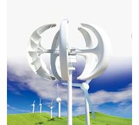 5000W Wind Turbine Generator - 12V/24V/48V Vertical Wind Motor for Garden & Boat, Hybrid Wind & Solar Power System, Complete with Controller