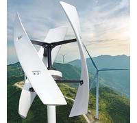 5000W Wind Turbine Generator Kit - 3-Blade Maglev Windmill for Home, RV, Marine & Industrial - 48V Renewable Energy System - 9000W Capacity for Off-Grid Power