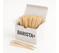 5000x Barista+ Premium Wooden Coffee Stirrers (Multiple Pack Sizes) Boxed Eco-Friendly Coffee Stirrers Suitable for All Hot Drinks Upgraded Coffee Sticks/Drink Stirrers (5000)