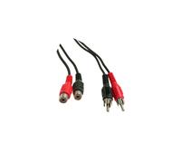 50026 cable RCA female x2, RCA male x2 2.5m Goobay