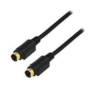 50059 cable DIN mini 4 pin plug, 5 m black on both sides Goobay