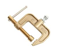 500A High Power Copper Ground Earth Clamp for Welding, G-Shaped Electrical Grounding Tool Compatible with MIG TIG Arc Welders