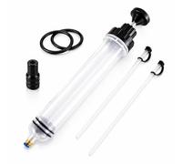 500cc Engine Oil Extractor Fluid Suction Pump, Oil Suction Syringe with Fluid Transfer Hose Pump, Manual Oil Extractor Pump Syringe for Car Maintenance, Oil Syringe and Fluid Extractor Tool
