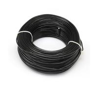 500g 0.8/1/1.2/1.5/2/3/2.5/3.5/4mm Aluminum Wire Bendable Beading(Black,3mm 25m)
