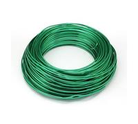 500g 0.8/1/1.2/1.5/2/3/2.5/3.5/4mm Aluminum Wire Bendable Beading(Green,3mm 25m)