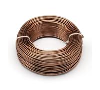 500g 0.8/1/1.2/1.5/2/3/2.5/3.5/4mm Aluminum Wire Bendable Beading(Sienna,3mm 25m)