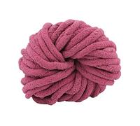 500g/1.1lb Bulky Knit Red Hand Knitting Easy Care Weaving Super for Crochet Blanket,Hat,Scarf(Eggplant Purple,500g/1.1lb)
