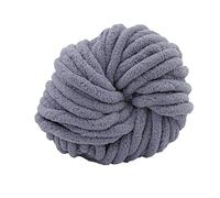 500g/1.1lb Bulky Knit Red Hand Knitting Easy Care Weaving Super for Crochet Blanket,Hat,Scarf(Medium Gray,250g/0.55lb)