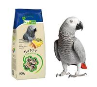 500g Bird Food for Large Parrots Nuts Mungo Beans and Bananas Cockatiels African Grey Parrots Nimfa Snacks Cockatoo Conures Birds 0.5kg Seed Treats