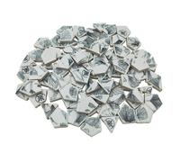 500g Broken Ceramic Porcelain Mosaic Tiles for Crafts, Irregular Blue and White Porcelain Mosaic Pieces for DIY Vase Mosaic Projects (Black Medium 1)