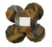 500g Hand-Woven Rainbow Duan Dye Wool Scarf, Shawl, and Hat Set - Colorful Knitted Accessories for All Seasons(15color)