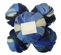 500g Hand-Woven Rainbow Duan Dye Wool Scarf, Shawl, and Hat Set - Colorful Knitted Accessories for All Seasons(29color)