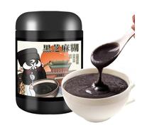500g Instant Black Sesame Soup Mix, 7 Grains Blend, Easy Stir Porridge For Breakfast, Tea Time, Gift For Parents
