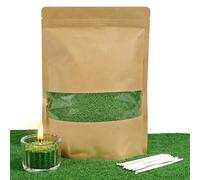 500g Jasmine Scented Candle Sand with Wicks, Pearled Candle Wax for DIY Candles Making, Refillable Beaded Wax Non-Toxic Natural Customized Pearled Candles Making for Home Decoration Wedding Party