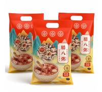 500g Mixed Grain Porridge Mix - Laba Congee Ingredients With Red Dates, No Additives, Nutritious For Home & Commercial Use(500g*3)