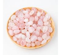 500g Natural Crystal Stone Polished Rolling Stone 1.5-2cm Pink Crystal raw Stone Aromatherapy Stone Expansion Stone Fish Tank Decoration Rolling Stone