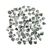 500g Porcelain Ceramic Mosaic Tiles,Broken Irregular Mosaic Tiles for DIY Craft Floor,Kitchen,Pool, Flower Pots Mosaic Making Supplies (Porcelain Black 03)