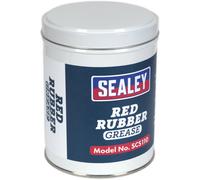 500g Red Rubber Grease Tin - Ideal for Brake Assemblies - Lubricating Grease