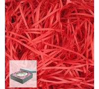 500g Red Shredded Tissue Paper for Gift Boxes Decoration,Red Empty Gift Box Shredded Paper for Hampers,Stuffing Filling Gifts Packaging Filler for Valentine's Day,Christmas,Birthday DIY Gift Decor