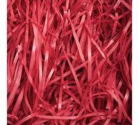 500g Red Shredded Tissue Paper for Gift Boxes, Dust-free Red Shredded Paper for Hampers, Ideal Hamper Filling & Packaging Filler