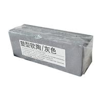 500G Soft Clay Oven Bake Polymer Clay DIY Handmade Prototype Material Sculpture Soil Ceramic Doll Clay (Gray)