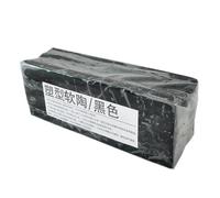 500G Soft Clay Polymer Clay Mud Pottery DIY Carving Ceramic Doll Clay Polymer Clay Modeling for Carving Sculpture (Black)