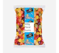 500g Squirrel Floral Gums by Krazy Kandi - Classic Fruity Chewy Candy for Parties & Treats