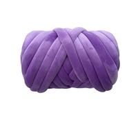 500G Super Velvet Chunky Yarn Thick Bulky Giant Thread White Bag for Hand Knitting DIY Arm Soft Big Blanket Carpet for Crochet & Knitting(500g Purple)