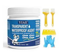 500g Transparent Waterproof Sealant, YIAE Invisible Waterproof Coating Agent, Super Strong Clear waterproof glue for Bathroom, Kitchen, Shower, Garden, Walls