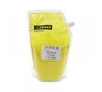 500g WC7525 Toner Powder Refill Compatible With C220 C3300 C4300 400 360 320 3540 3530 3250 3140 4350 7728 7328 Color Toner Cartridges(Yellow-500g)