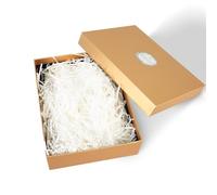 500g White Shredded Tissue Paper for Gift Boxes & Hamper Filing, Shredded Paper for Gift Box Filler Packaging & Basket Stuffing