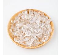 500g White Transparent Natural Crystal Stone Polished Rolling Stone Crystal raw Stone Aromatherapy Stone expanded Stone Fish Tank Decoration Rolling Stone