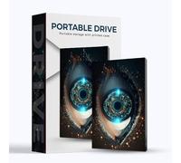500GB External Portable Hard Drive USB 3.0 Ultra Design Slim Memory Expansion HDD- 2.5inch Slim Storage and Backup Hard Disk Compatible with MAC, PC, Desktop, PS4, PS5, (Eye Print)