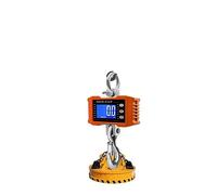 500Kg/1000Kg Digital Crane Scale Hanging Scale Portable Heavy Duty Crane Scale LCD Backlight Industrial Hook Scales Unit Change(LCD 1000KG Black)
