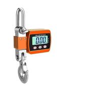 500Kg/300Kg Digital Crane Scale Portable Hanging Scale Heavy Duty Crane Scale LCD Backlight Industrial Hook Scales Unit Change(500kg Orange)