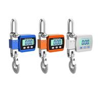 500Kg/300Kg Digital Hanging Scale Portable Crane Heavy Duty LCD Backlight Industrial Hook Scales Heavy Load(500kg*3)