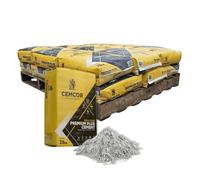500kg Cemcor High Strength Premium Ready Mix Cement 42.5N - For Structural Concrete Reinforced Foundations Pre Cast Elements Pouring Concrete Slabs Preparing Mortar For Masonry Work - 20 x 25kg Bags