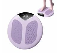 500KG Heavy Duty USB Rechargeable Waist Twister Machine - Silent Rotation with Digital Counter, Anti-Slip Base & Adjustable Speed - Waist Trimmer for Home Fitness & Core Workout,Purple