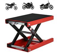 500KG Motorcycle Lift Stand - Scissor Lifter, Adjustable Foldable Motorbike Hoist Jack for Repairing
