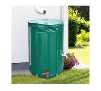 500L Rainwater Harvesting System - Eco-Friendly Water Storage Tank with Filter & Tap for Garden & Patio - Sustainable Water Conservation Solution (Green)