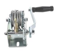 500lb Manual Hand Winch for Trailers & Boats - 7m Steel Cable Heavy Duty for Marine Loading Portable Winching Solution Ideal for Boating & Outdoor Use