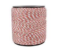 500m Electric Fence Tape, 6 Strand Polywire Electric Fence Wire for Horses, Nylon Stainless Steel Reliable Conductivity Fence Rope for Livestock Cattle Sheep Horse Pets Crop, Red