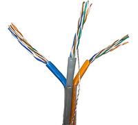 500m Outdoor Rated CAT5e Cable | 12 Pair Multi-Core | Unshielded Twisted Pair Pure Copper Solid Core Conductors | Ethernet Network LAN RJ45 Data Cable