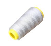 500Meters 20S/3 Polyester Sewing Thread Spool Jean Thread Light Grey Threads for All Sewing Purpose Hand and Machine