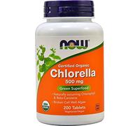 NOW Foods Chlorella, 200 tabs - 500mg Certified Organic