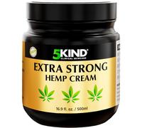 (500ml) 5kind Extra Strong Hemp Cream - High Strength Hemp Oil and Arnica Cream - for Massaging Joints & Muscles
